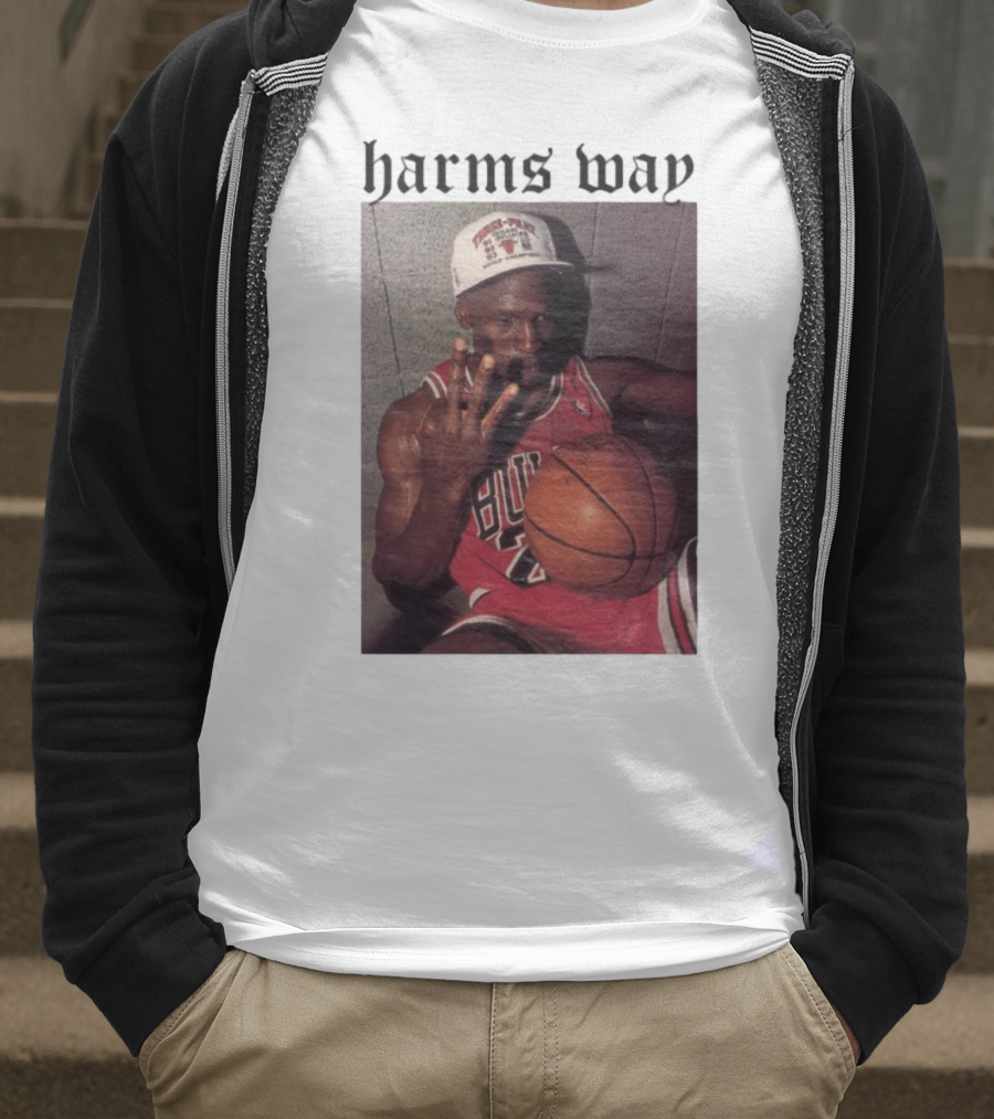 Harm's Way Bulls Basketball Legend 23 Championship Tribute T-Shirt