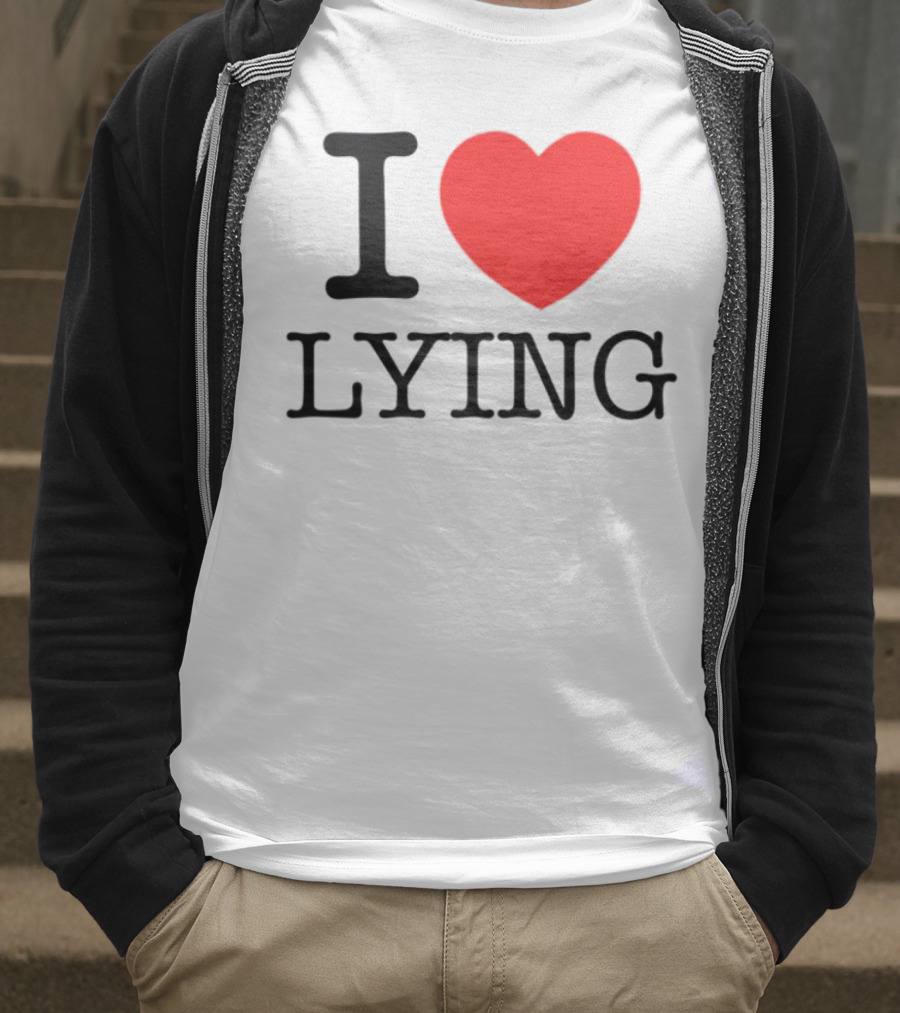 Premi Sterlin I Heart Lying Bold Statement T-Shirt