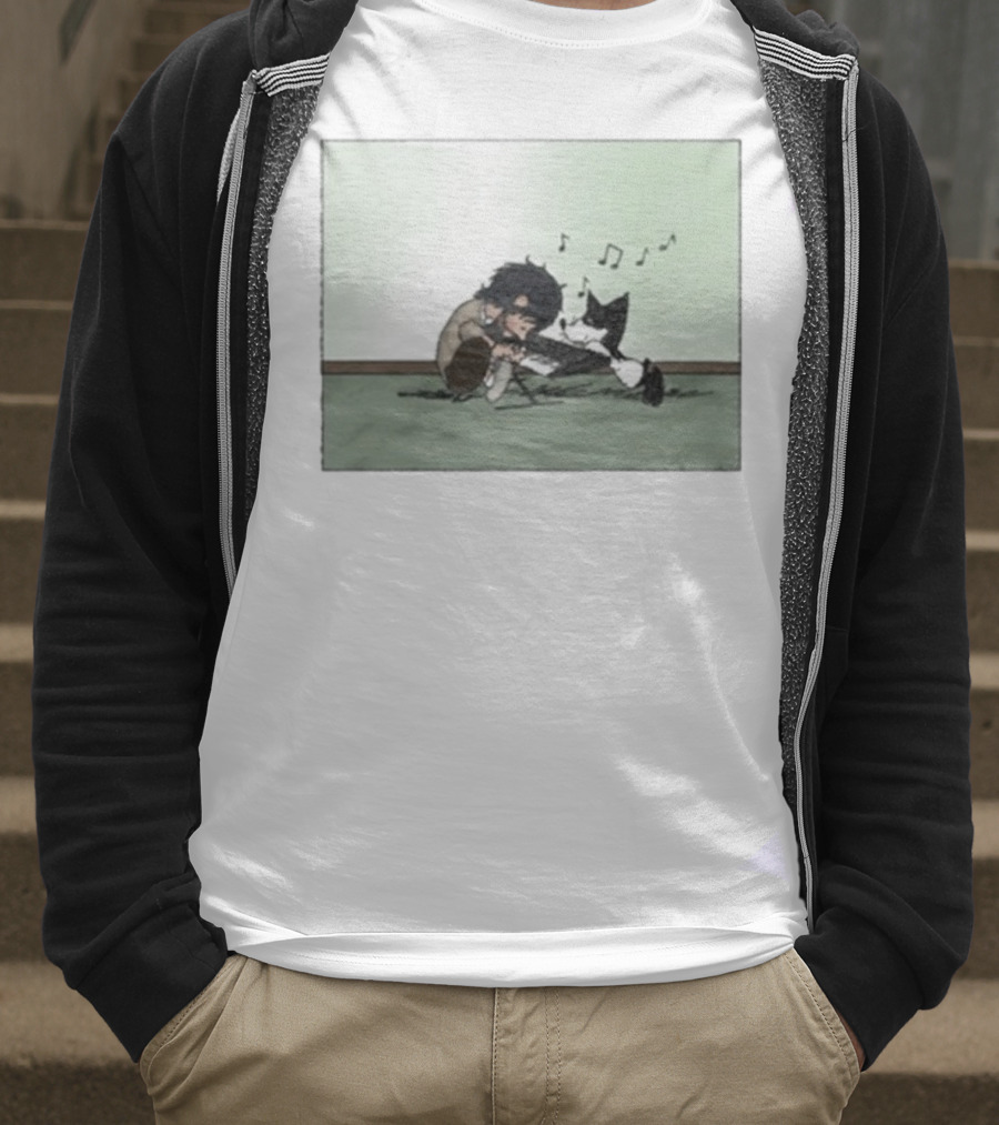 Alex G Playing Piano With Snoopy Peanuts Scene T-Shirt