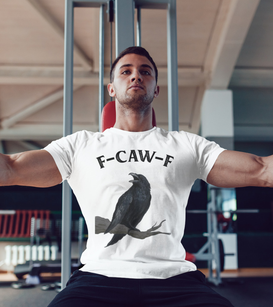 F-CAW-F Raven Bird Crowd T-Shirt