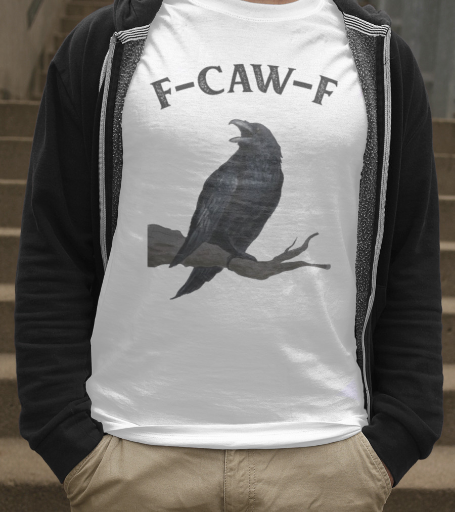 F-CAW-F Raven Bird Crowd T-Shirt