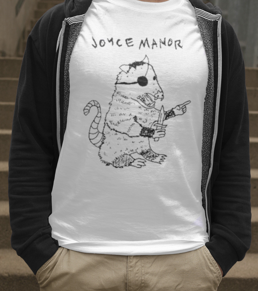 Joyce Manor Opossum With Eyepatch And Knife T-Shirt