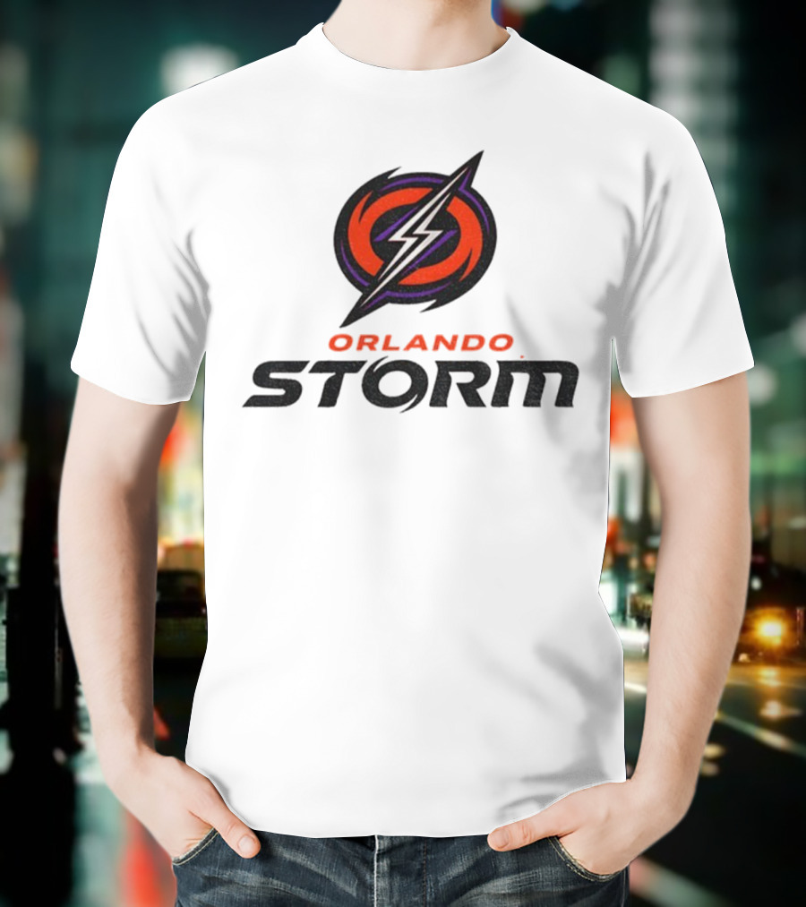 Orlando Storm 2025 Electric Symbol Crest T-Shirt