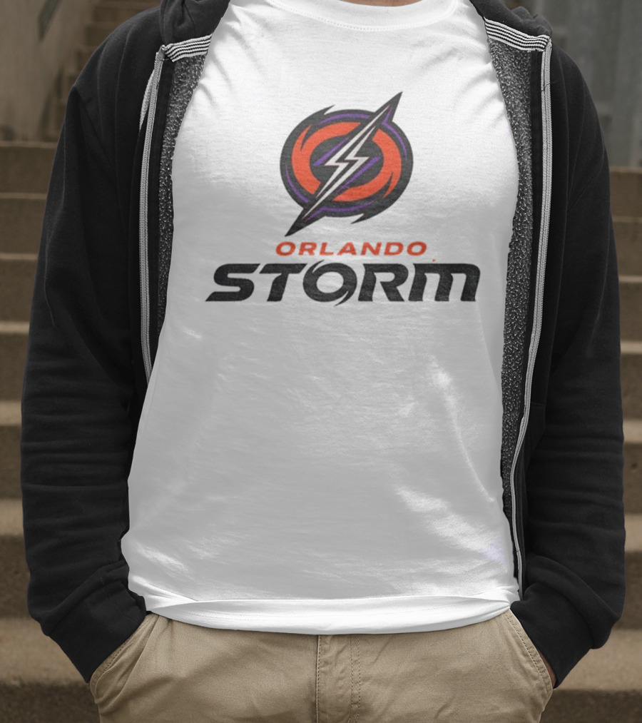 Orlando Storm 2025 Electric Symbol Crest T-Shirt