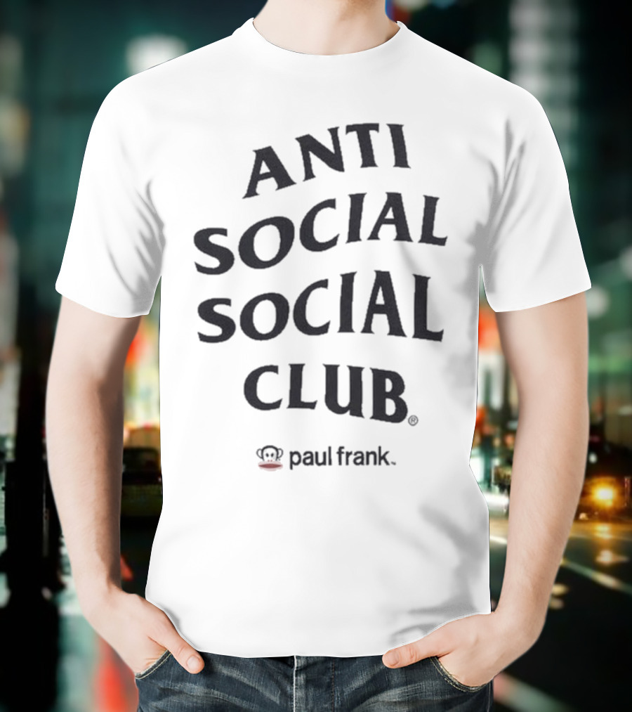 Anti Social Social Club Paul Frank Collaboration T-Shirt