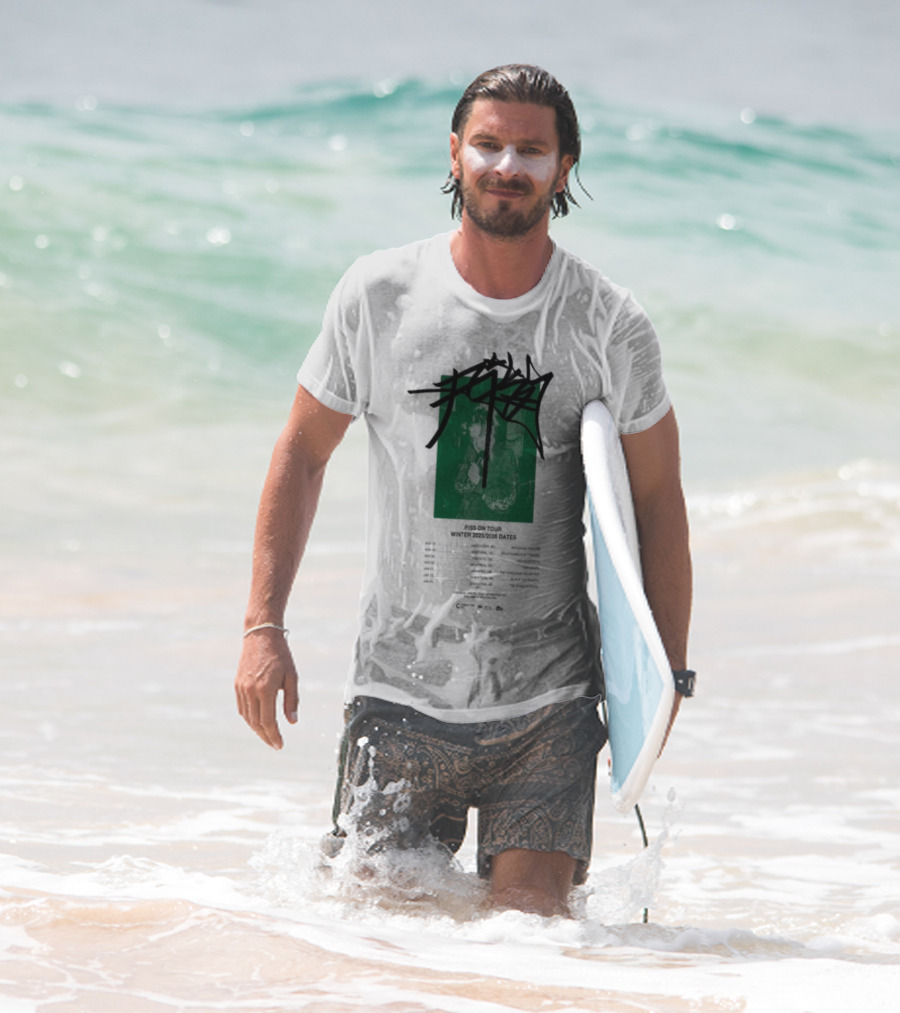 PISS Winter Tour 2025 2026 Dates Featuring Zoviet Sex 徐锐 Stroyka 7 Days Of Sorrow Gnar Dog Smplsmksי T-Shirt