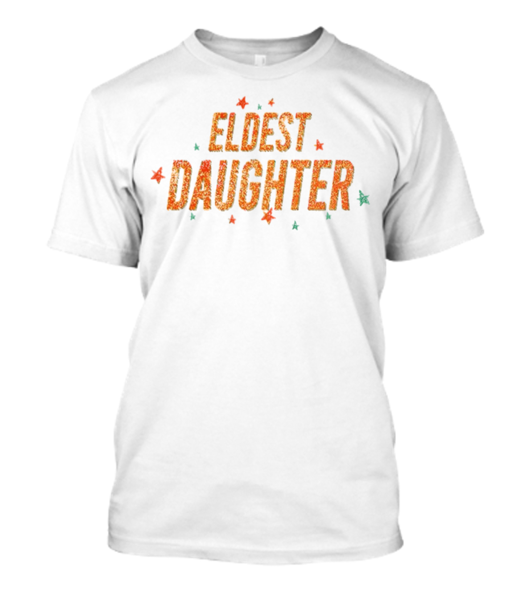 Eldest Daughter Glitter Stars Vintage Style T-Shirt