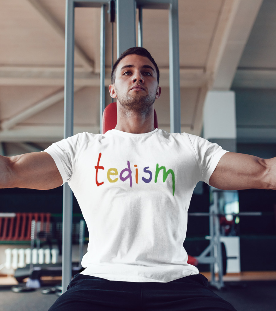 Tedism Colorful Rainbow Letters T-Shirt