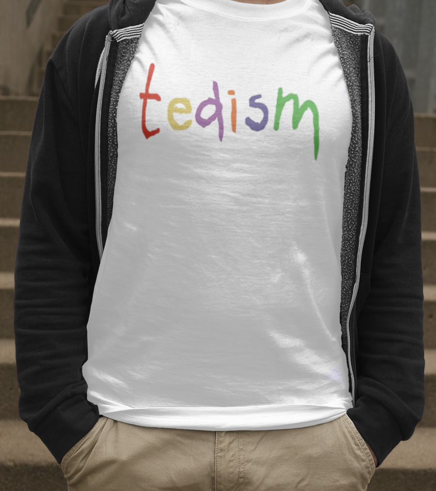 Tedism Colorful Rainbow Letters T-Shirt