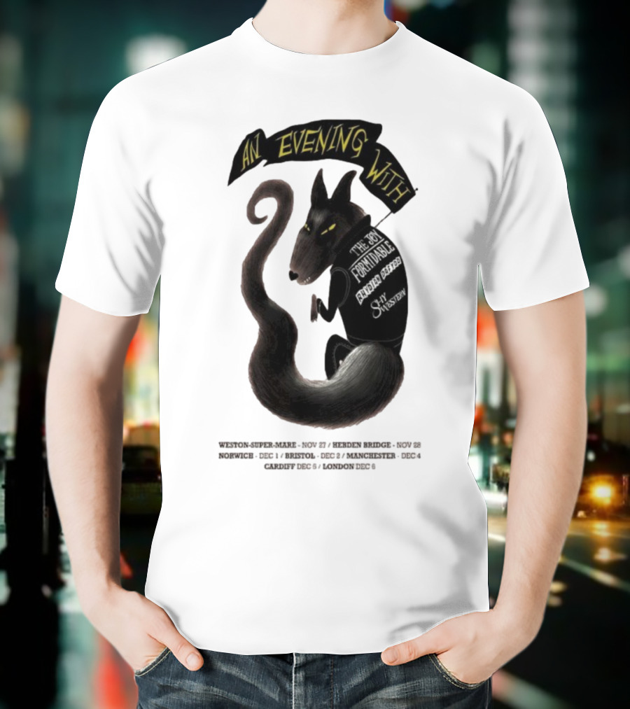 An Evening With The Joy Formidable UK Tour 2025 Weston-Super-Mare Clevedon Bridge Norwich Bristol Manchester Cardiff London T-Shirt