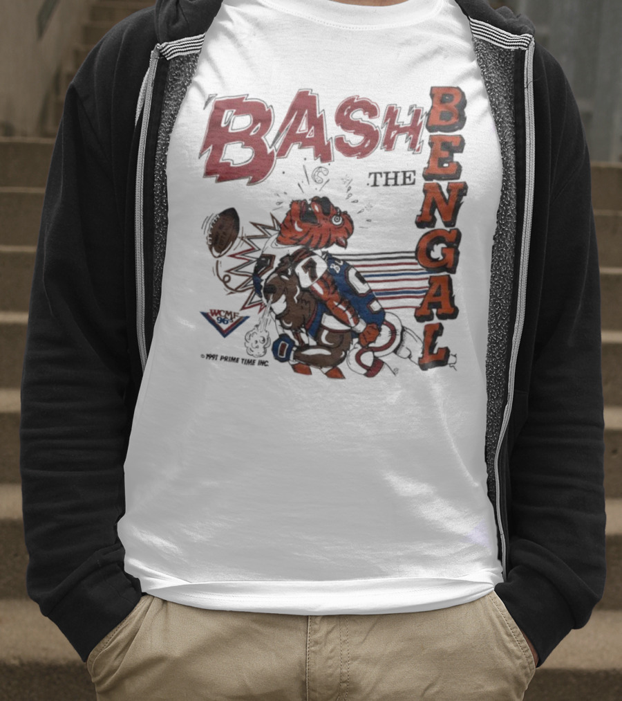 Bash The Bengal Football Rivalry Action T-Shirt