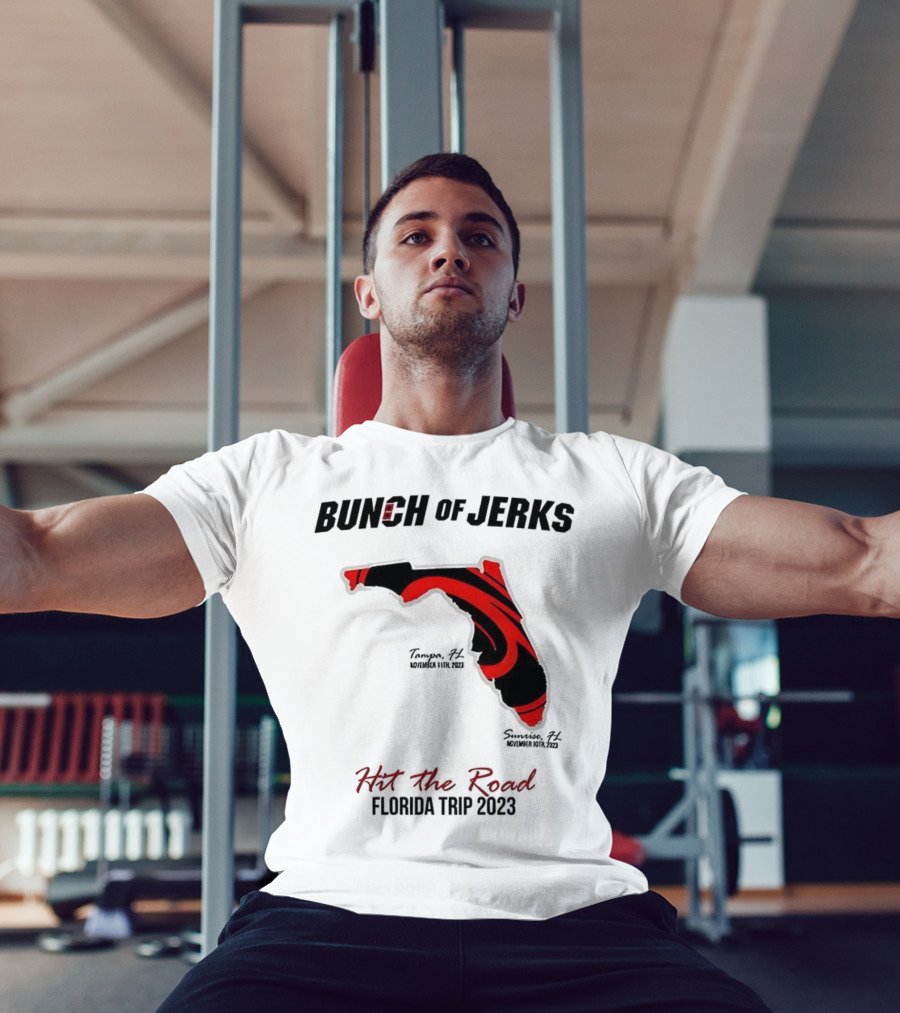 Bunch Of Jerks Hit The Road Florida Trip 2023 State Adventure T-Shirt