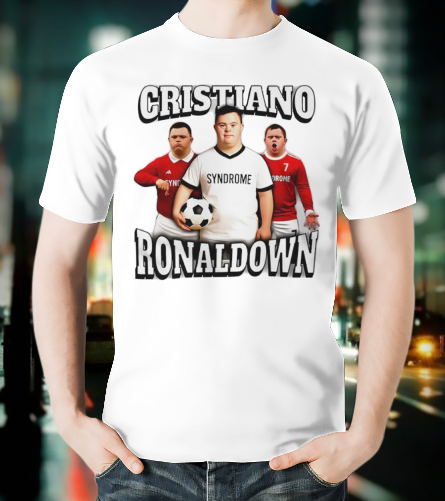Cristiano Ronaldown Syndrome Graphic T-Shirt