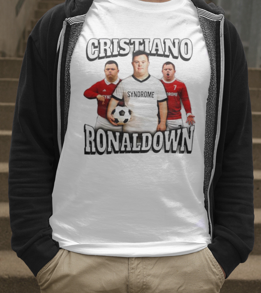 Cristiano Ronaldown Syndrome Graphic T-Shirt