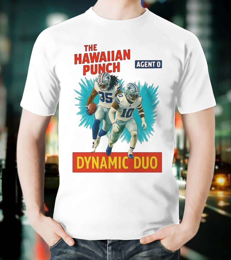 The Hawaiian Punch Agent O Dynamic Duo Dallas Cowboys Football T-Shirt