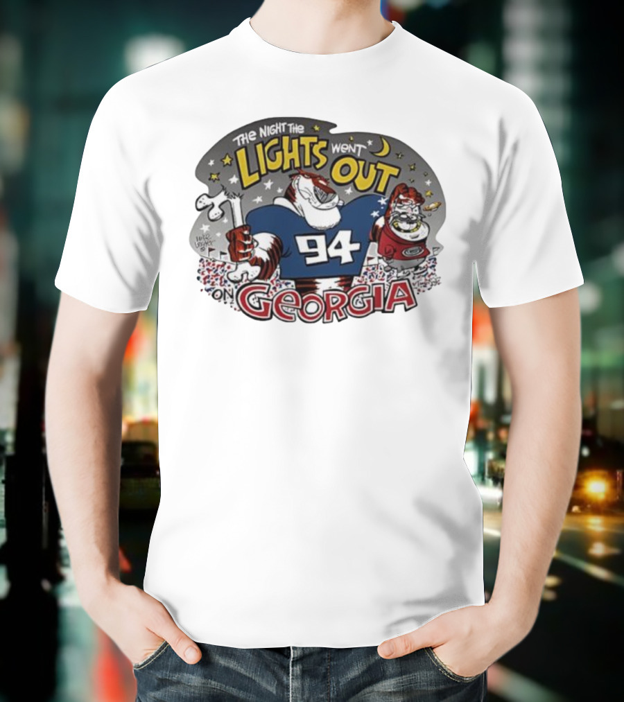 Georgia '94 The Night The Lights Went Out Football Rivalry T-Shirt