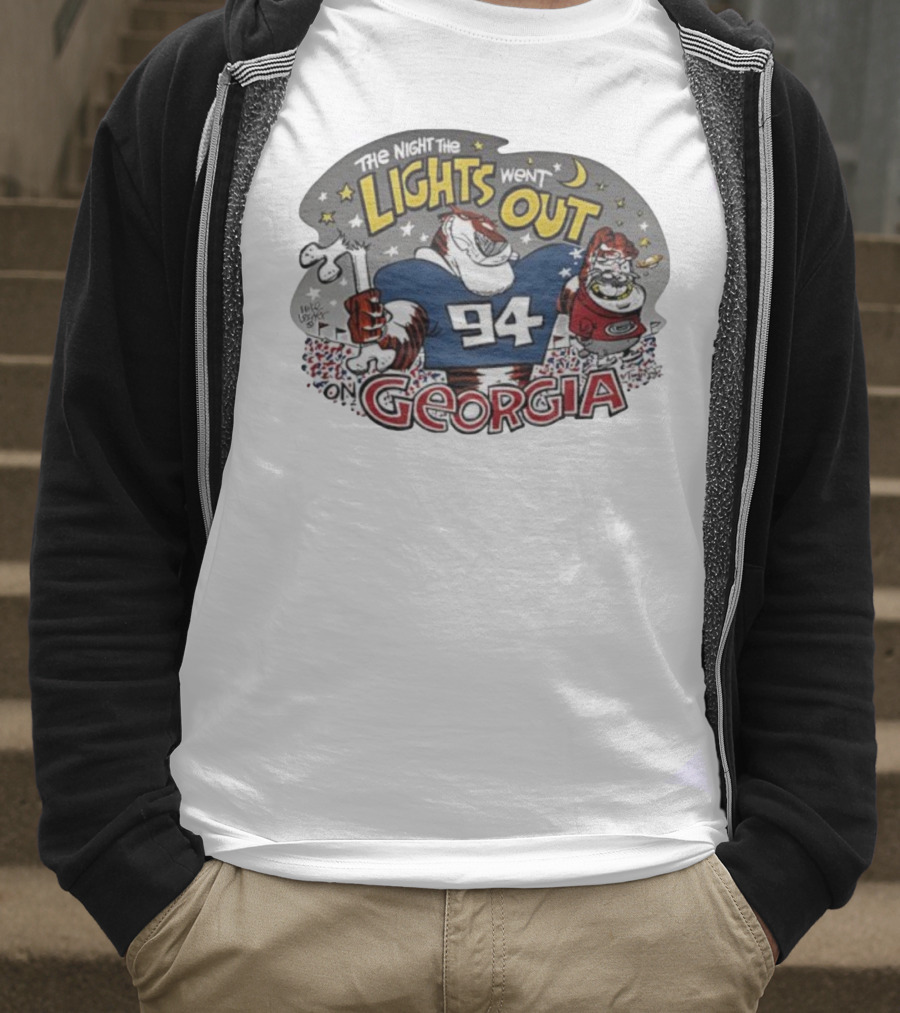 Georgia '94 The Night The Lights Went Out Football Rivalry T-Shirt