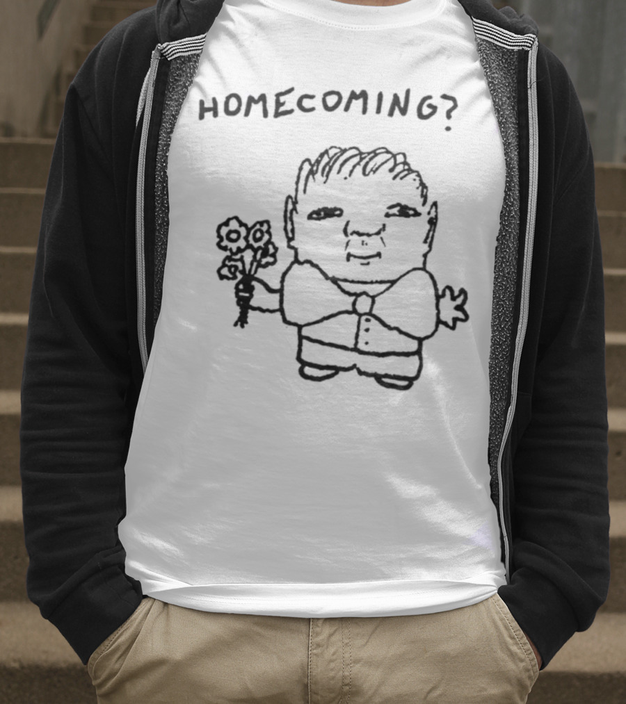 Goobsmooch Homecoming? Cute Doodle Character With Bouquet T-Shirt