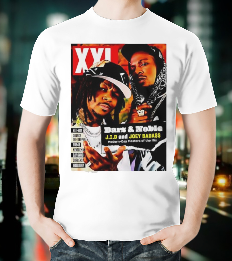 XXL Magazine JID Joey Badass Bars & Noble Modern-Day Masters Of The Mic T-Shirt