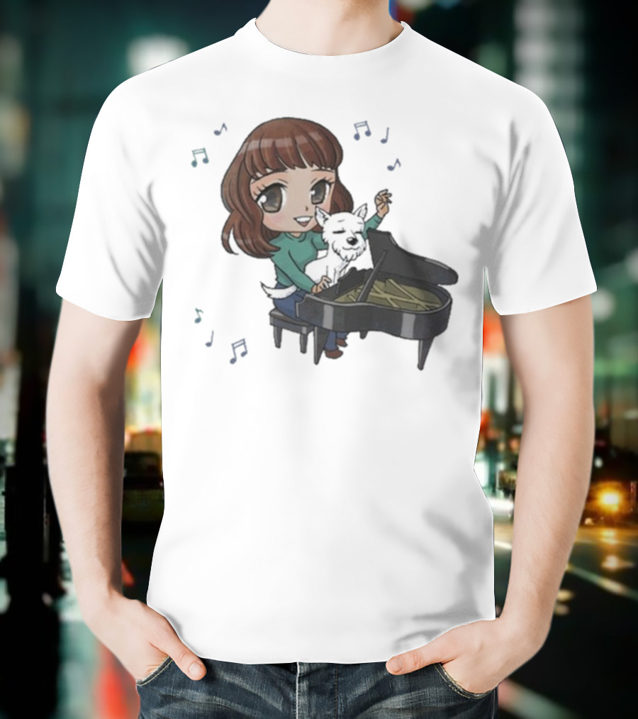 Mark Crilley Kara And Bradford Piano Playing Melody T-Shirt