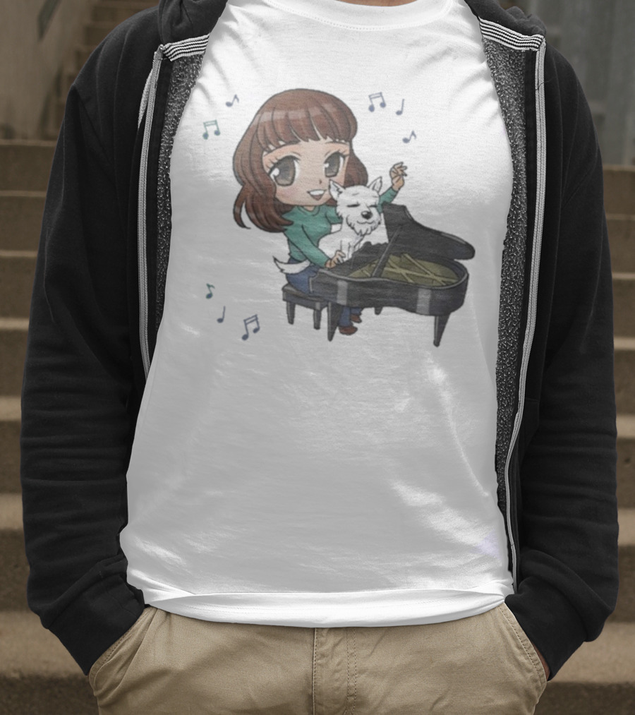 Mark Crilley Kara And Bradford Piano Playing Melody T-Shirt