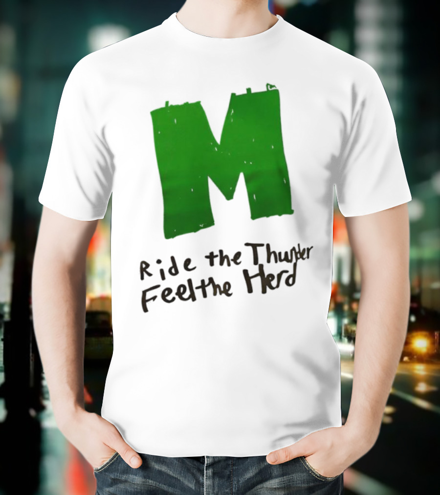 Moorpark Musketeers Ride The Thunder Feel The Herd T-Shirt