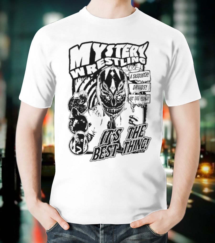 Mystery Wrestling It’s The Best Thing Masked Wrestler T-Shirt