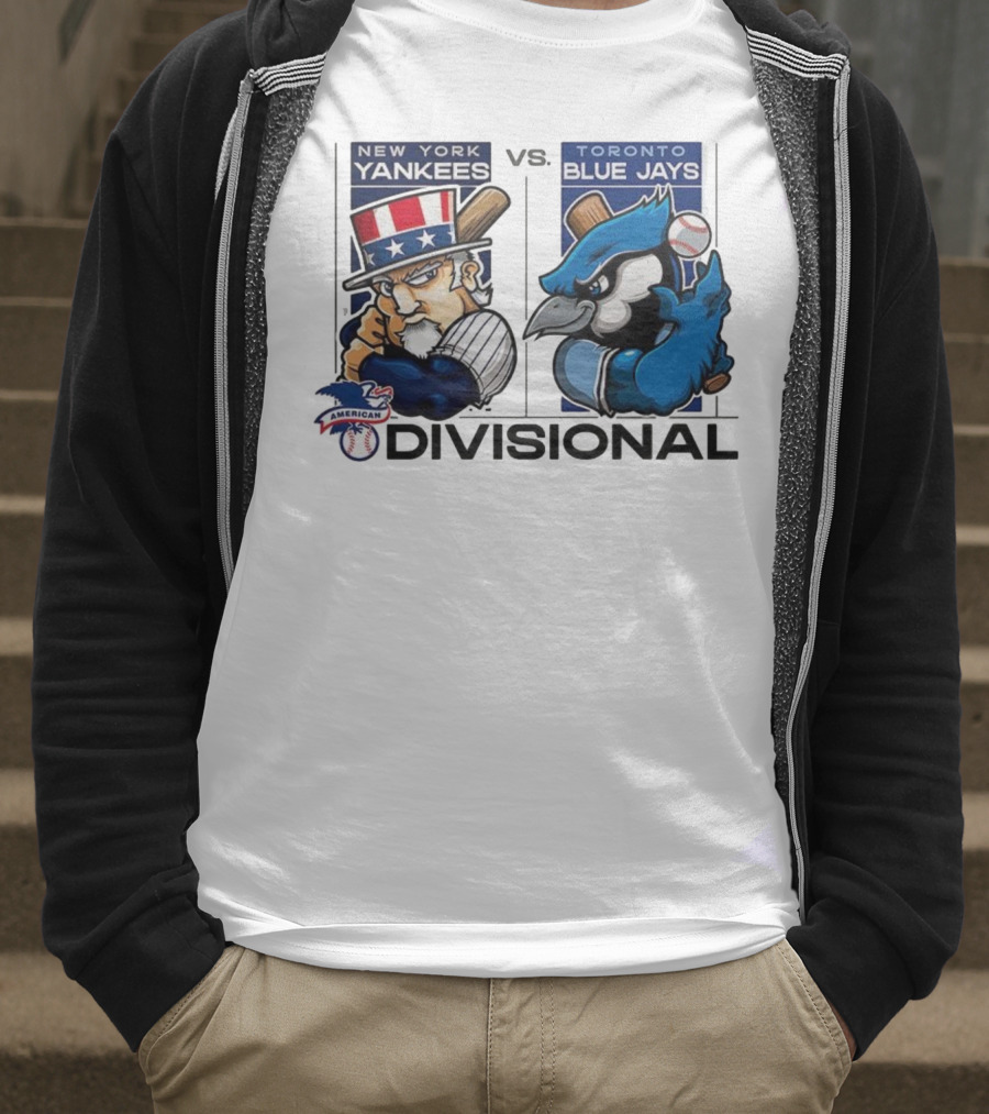 New York Yankees Vs Toronto Blue Jays American League Divisional 2025 T-Shirt
