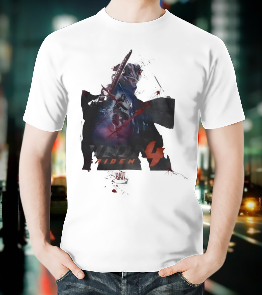 Ninja Gaiden 4 Bait Collaboration Warrior Sword Action T-Shirt