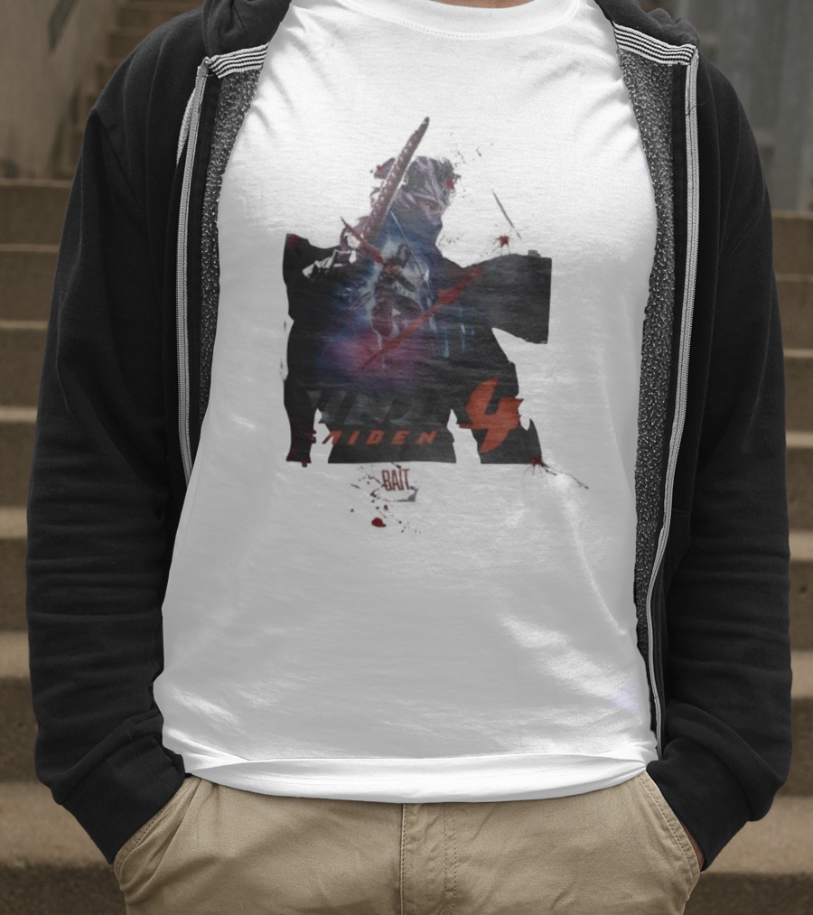 Ninja Gaiden 4 Bait Collaboration Warrior Sword Action T-Shirt