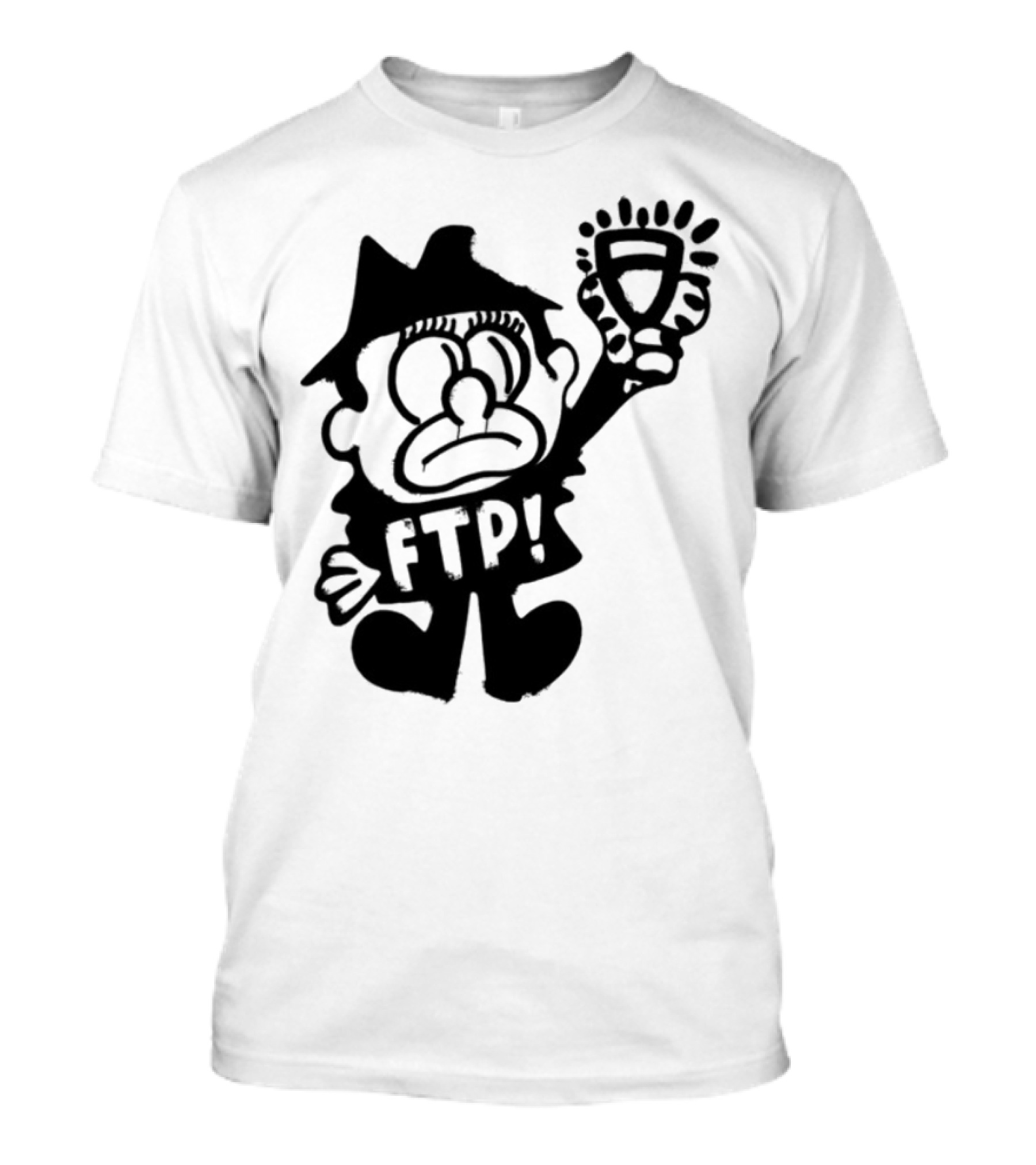 Ftp Slawn Character Holding Light Bulb T-Shirt