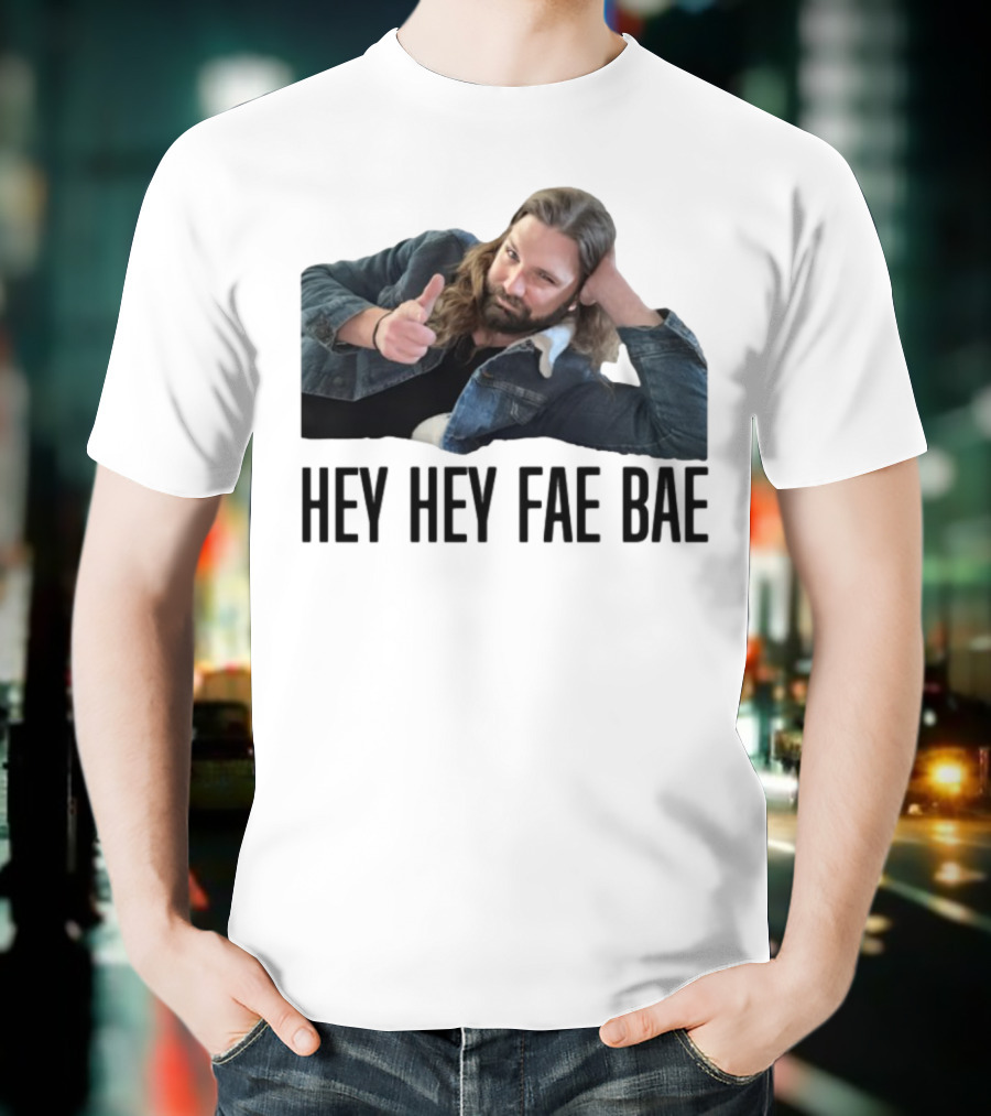 Hey Hey Fae Bae Denim Pose T-Shirt