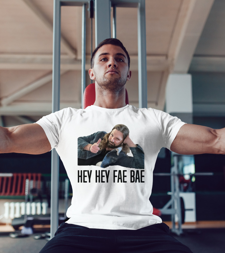Hey Hey Fae Bae Denim Pose T-Shirt