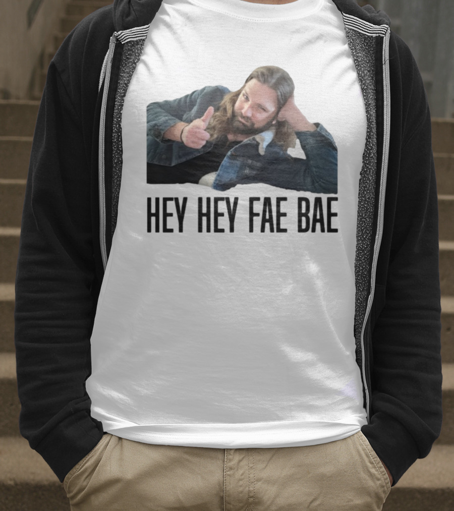 Hey Hey Fae Bae Denim Pose T-Shirt