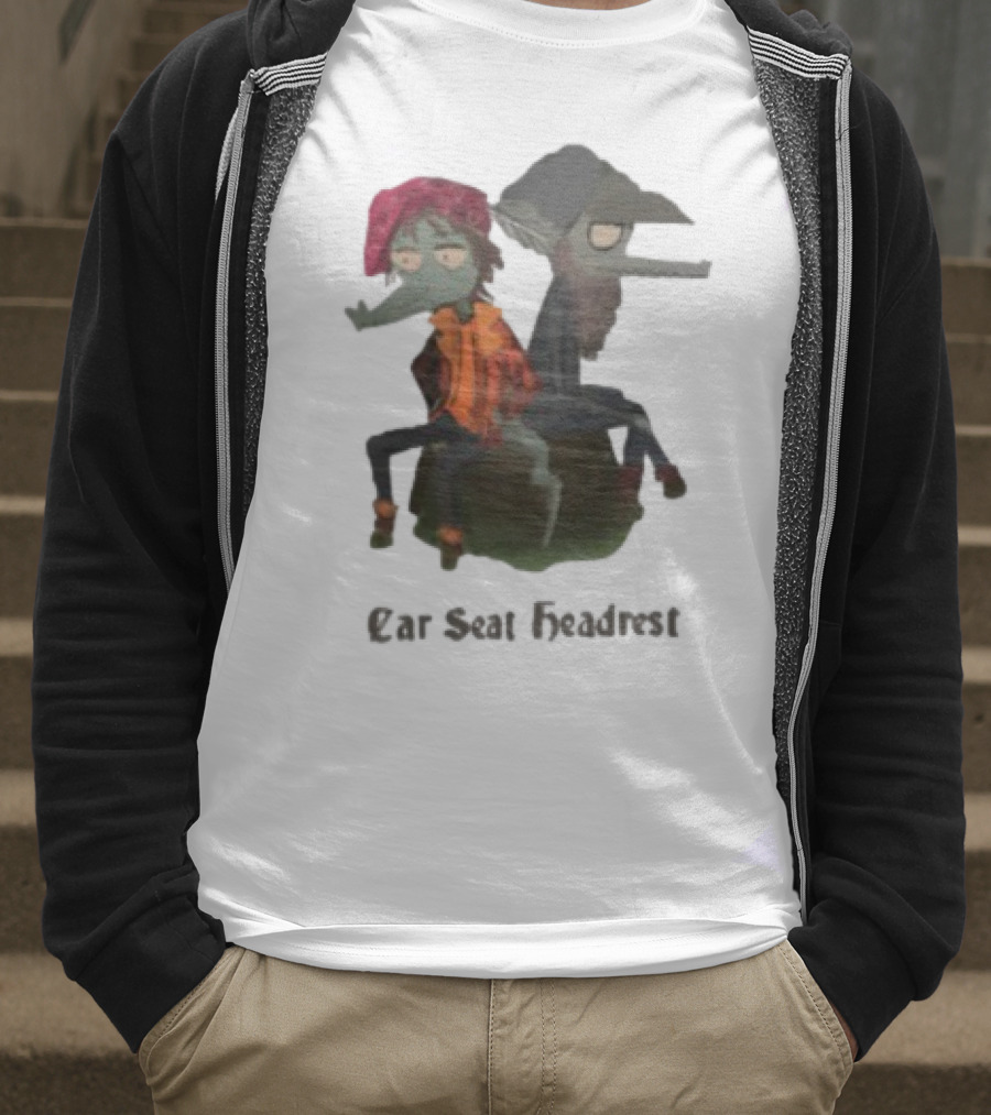 Matador Records Car Seat Headrest Cartoon Characters Collaboration T-Shirt