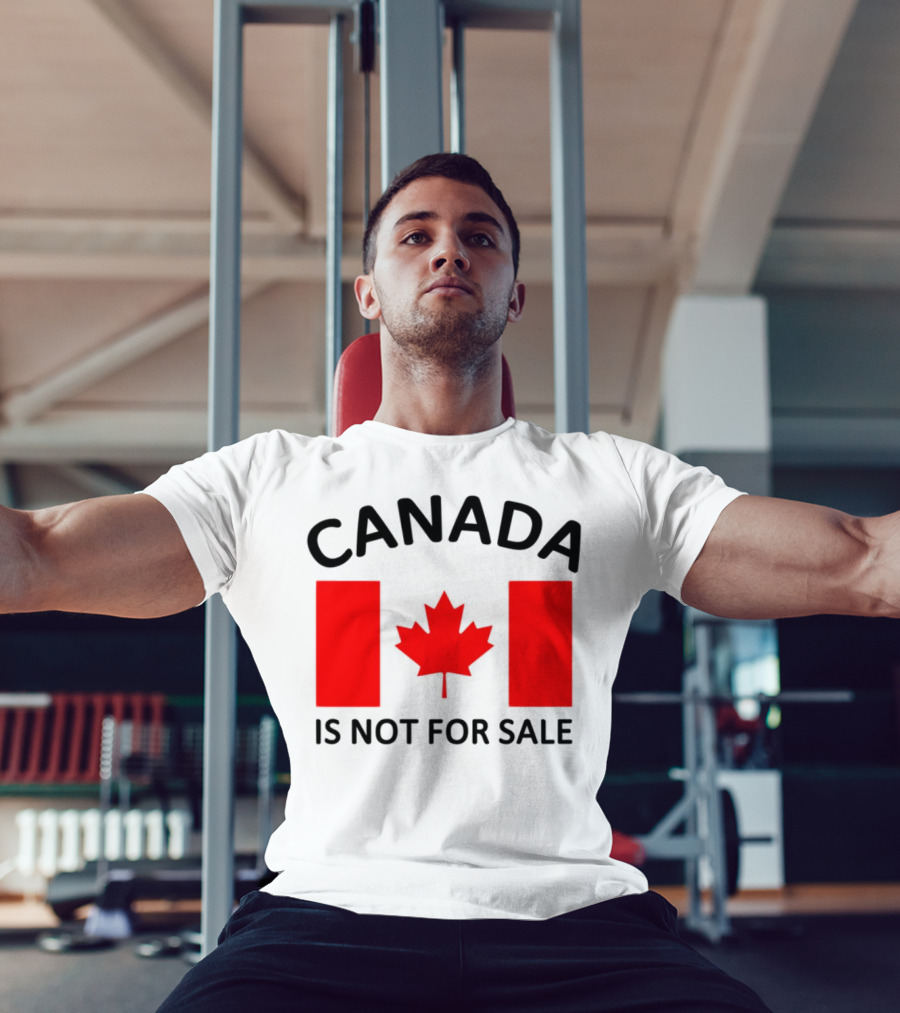 Mike Myers Canada Is Not For Sale Maple Leaf Flag T-Shirt
