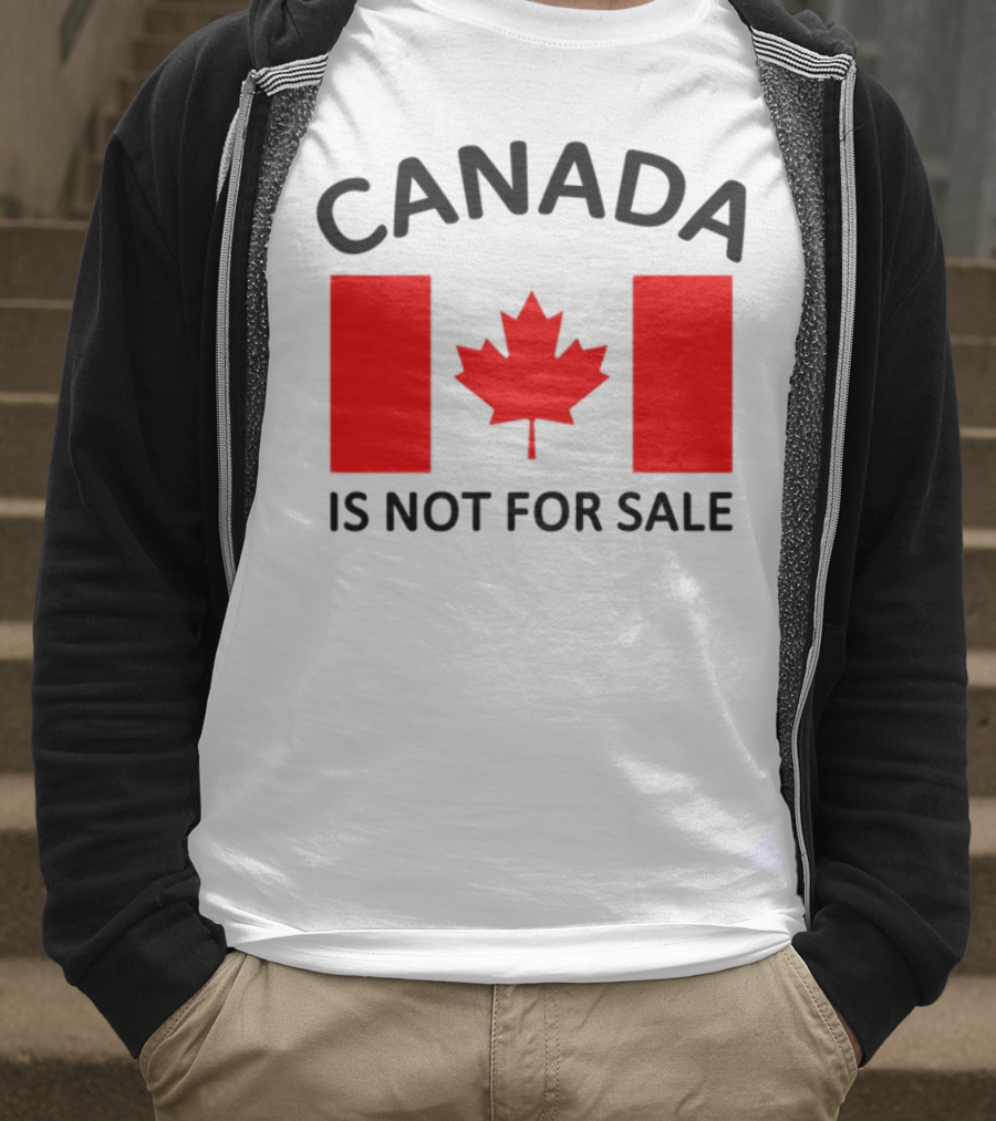 Mike Myers Canada Is Not For Sale Maple Leaf Flag T-Shirt