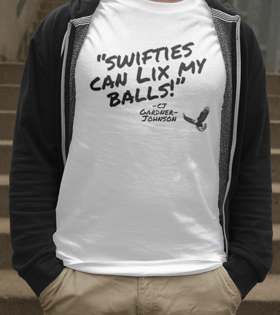 Swifties Can Lix My Balls With Colorful Butterfly T-Shirt