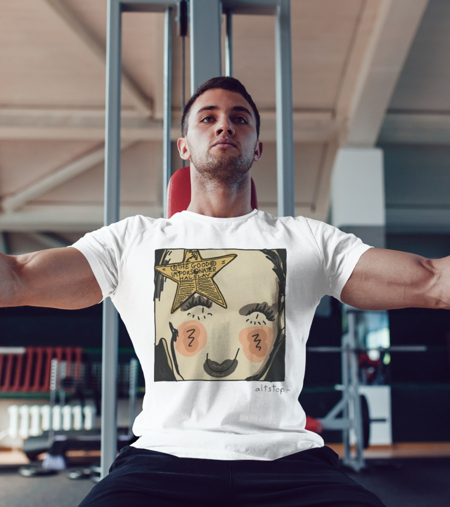 The Good Impersonator Halsey Altstop Star Face Sketch T-Shirt