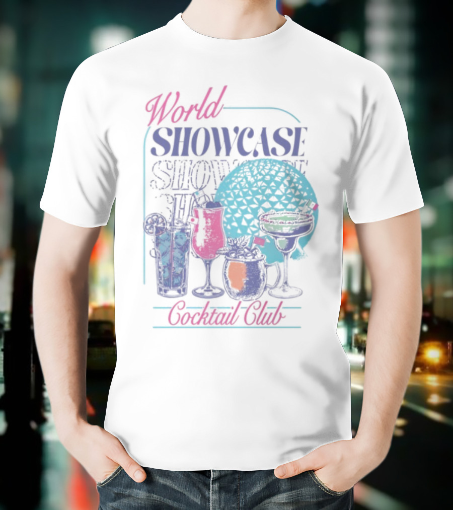 World Showcase Cocktail Club The Lost Bros T-Shirt