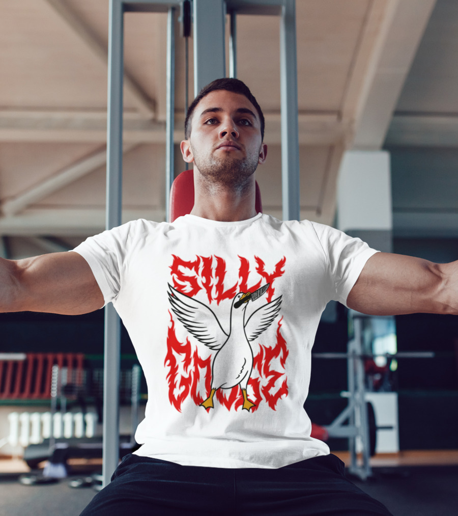 Silly Goose Tragic Girls Flame Style T-Shirt