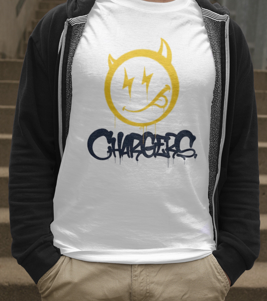 Los Angeles Chargers Devil Icon NFL 2025 T-Shirt