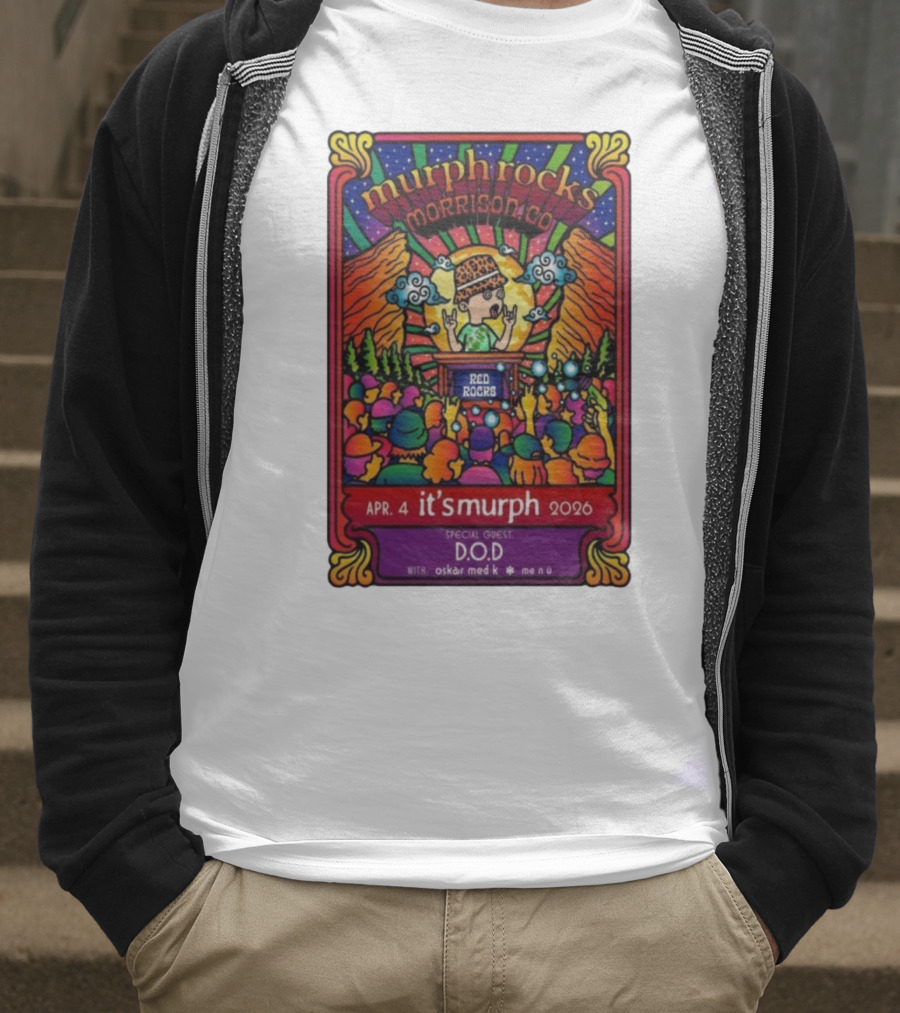 Murphrocks Morrison CO Apr 4 2026 Red Rocks Special Guest D.O.D It's Murph T-Shirt
