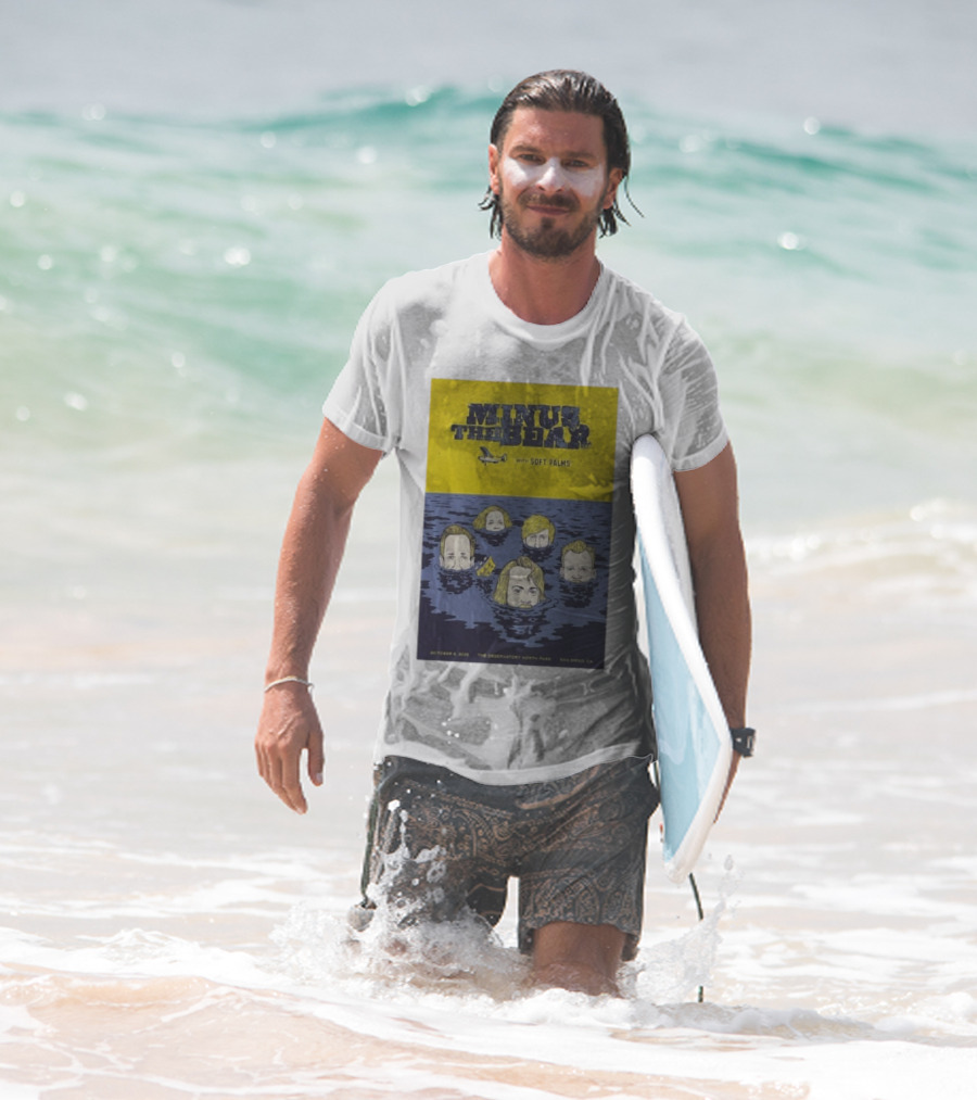 Minus The Bear With Soft Palms San Diego The Observatory North Park October 8 2025 T-Shirt