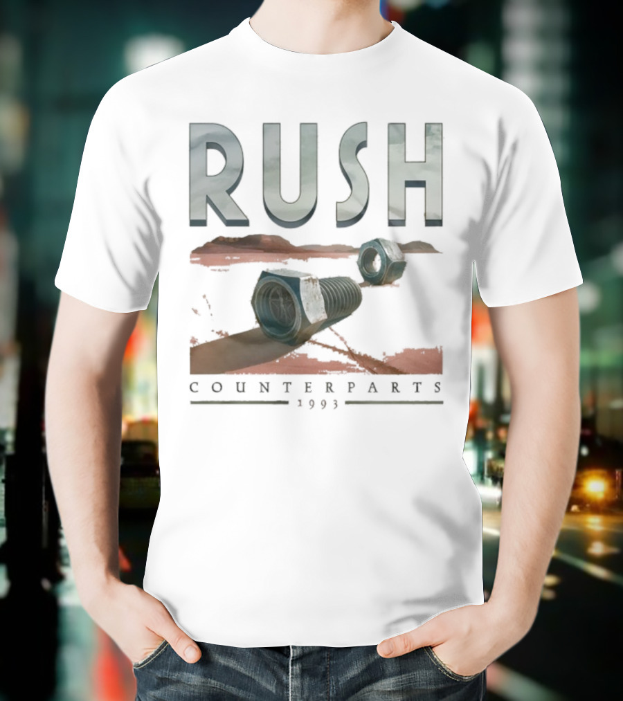 Rush Counterparts 1993 Desert Album Art T-Shirt