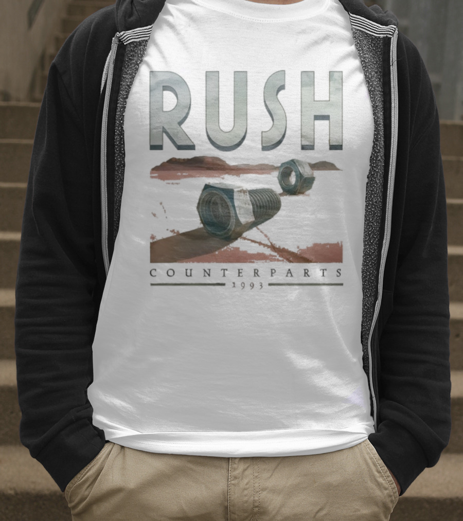 Rush Counterparts 1993 Desert Album Art T-Shirt