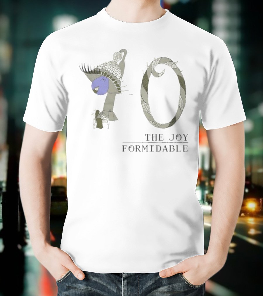 The Joy Formidable 10th Anniversary ABCM Eye And Serpent Imagery T-Shirt