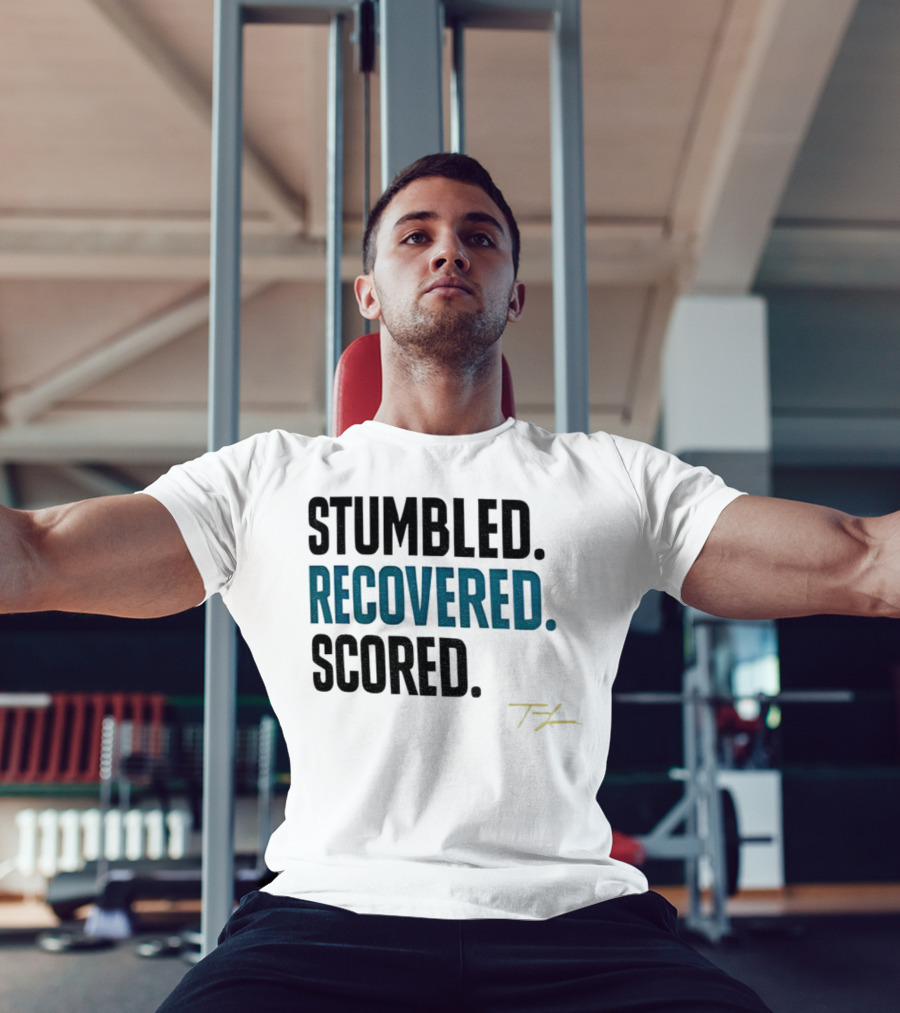 Trevor Lawrence Stumbled Recovered Scored TK Jacksonville Jaguars T-Shirt