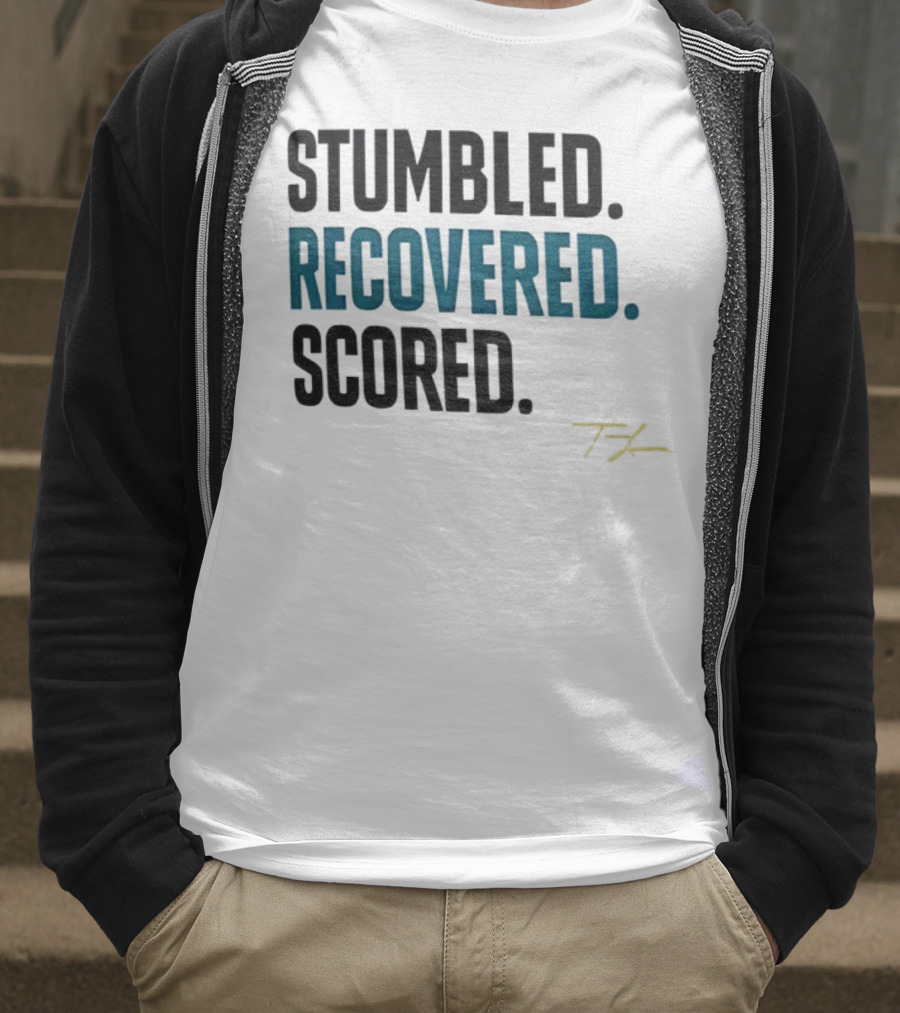Trevor Lawrence Stumbled Recovered Scored TK Jacksonville Jaguars T-Shirt