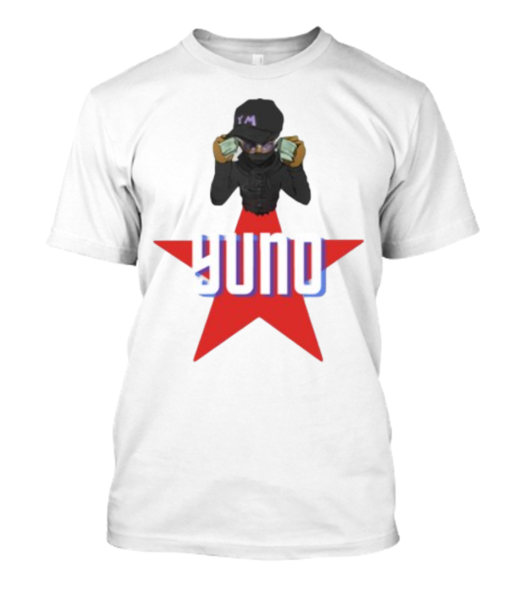 Yuno Holding Money Icon On Red Star T-Shirt